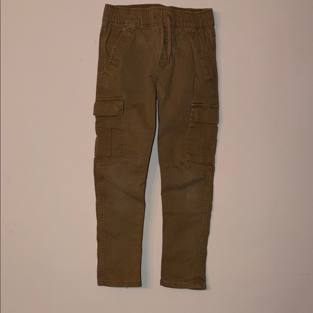 Cat & Jack Khaki Cargo Pants — Boys 7